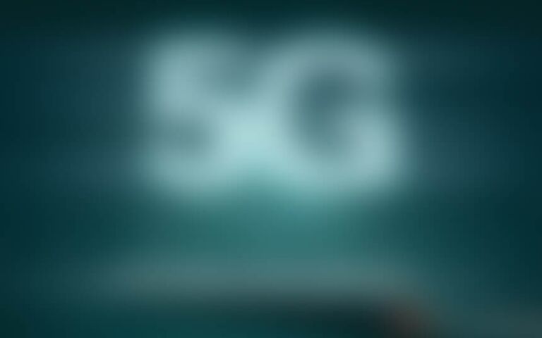 Tablet mit 5G Schriftzug