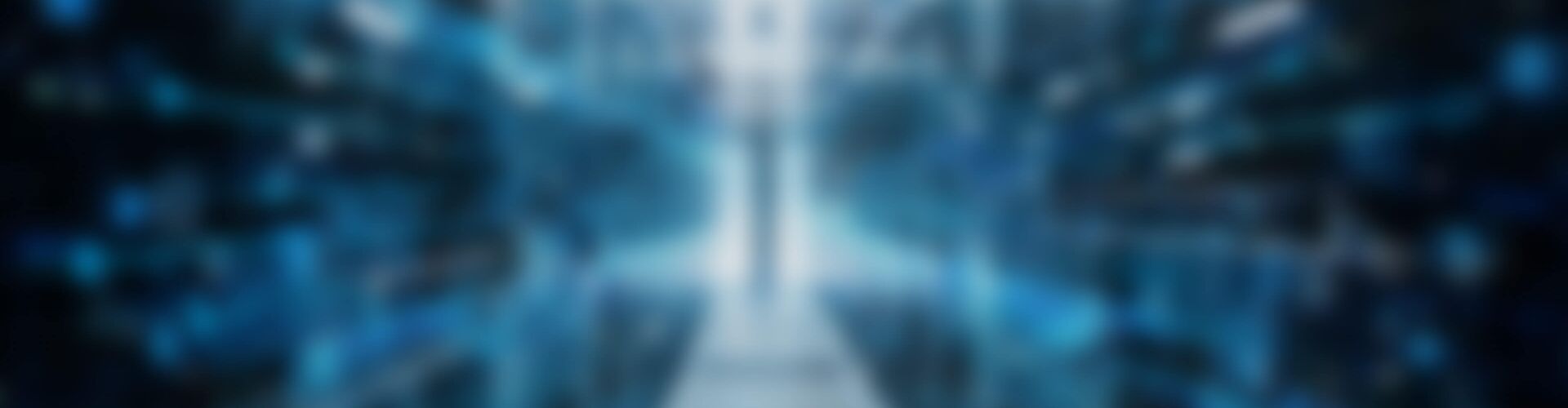 Gang eines Serverraums